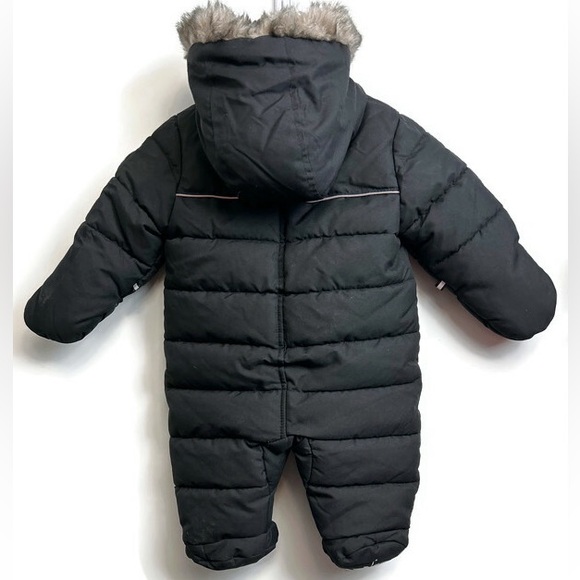 Canadiana 0-3 Month Baby Snow Bunting Suit Buffalo Plaid Red Black BNWOT - Picture 4 of 8